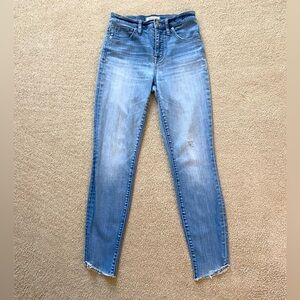Madewell 10” High Rise Skinny Jeans